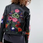 Styled & Disturbed Asos Embroidered Leather Jacket