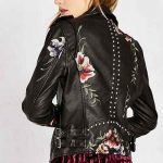 Styled & Disturbed BlankNYC Embroidered Leather Jacket