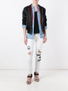 Styled & Disturbed Embroidered Denim DSQUARED2
