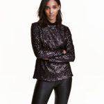 Styled & Disturbed H&M Sequined Turtleneck